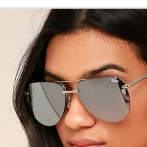 Quay Australia Silver Sunglasses